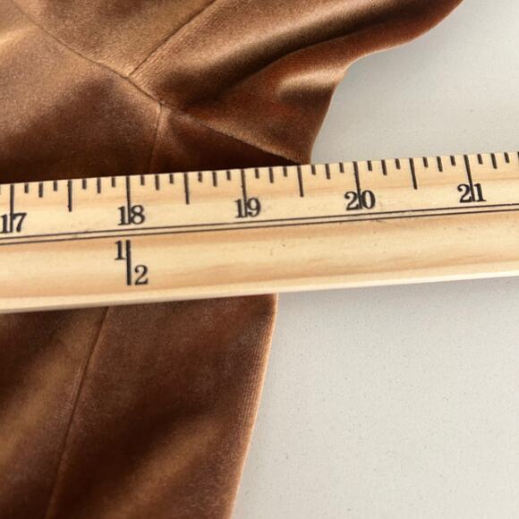 Choklate Paris Blazer Ladies Velvet Double Breasted Bronze SZ42/10 Classic - Picture 10 of 12